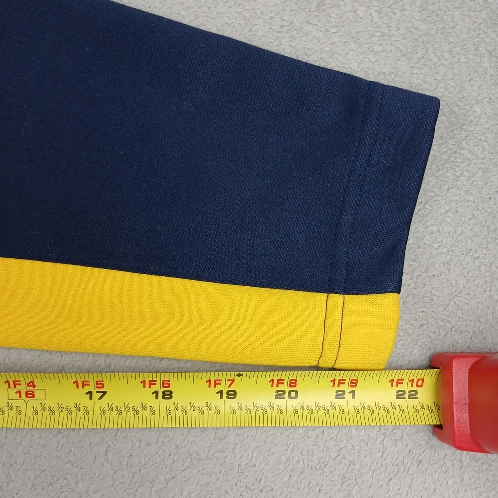 Jordan Marquette Golden Eagles Hoodie Mens XL Blue Yellow Basketball Sweatshirt